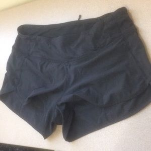 Black Lululemon Excercise Shorts